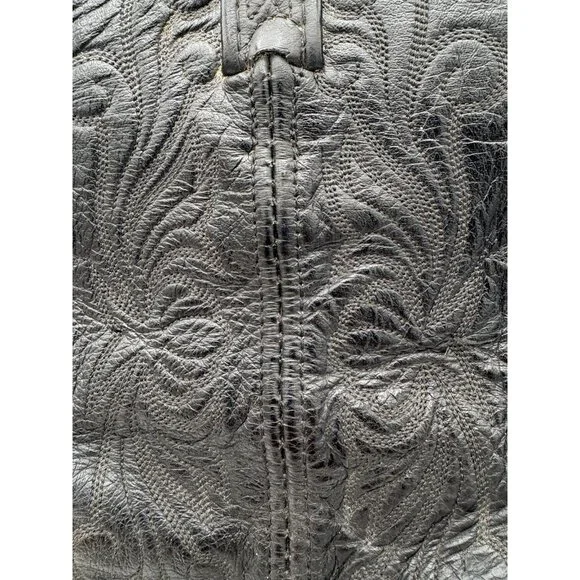 DAN POST Women's Cowboy Boots Black Snip On Pointed Toe Size 6M USA Great GUC - Picture 5 of 12